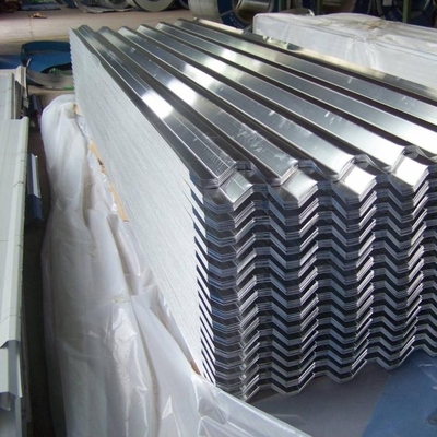 200g/m2 Lapisan Zinc Plat baja galvanis SGCC Lembar logam bergelombang