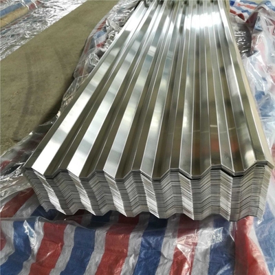 200g/m2 Lapisan Zinc Plat baja galvanis SGCC Lembar logam bergelombang